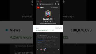 Finally 101505 Shorts Fund Received  Youtube Shorts Fund  shorts
