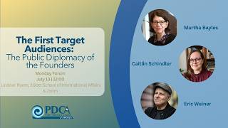July FMF - The First Target Audiences: The Public Diplomacy of the Founders