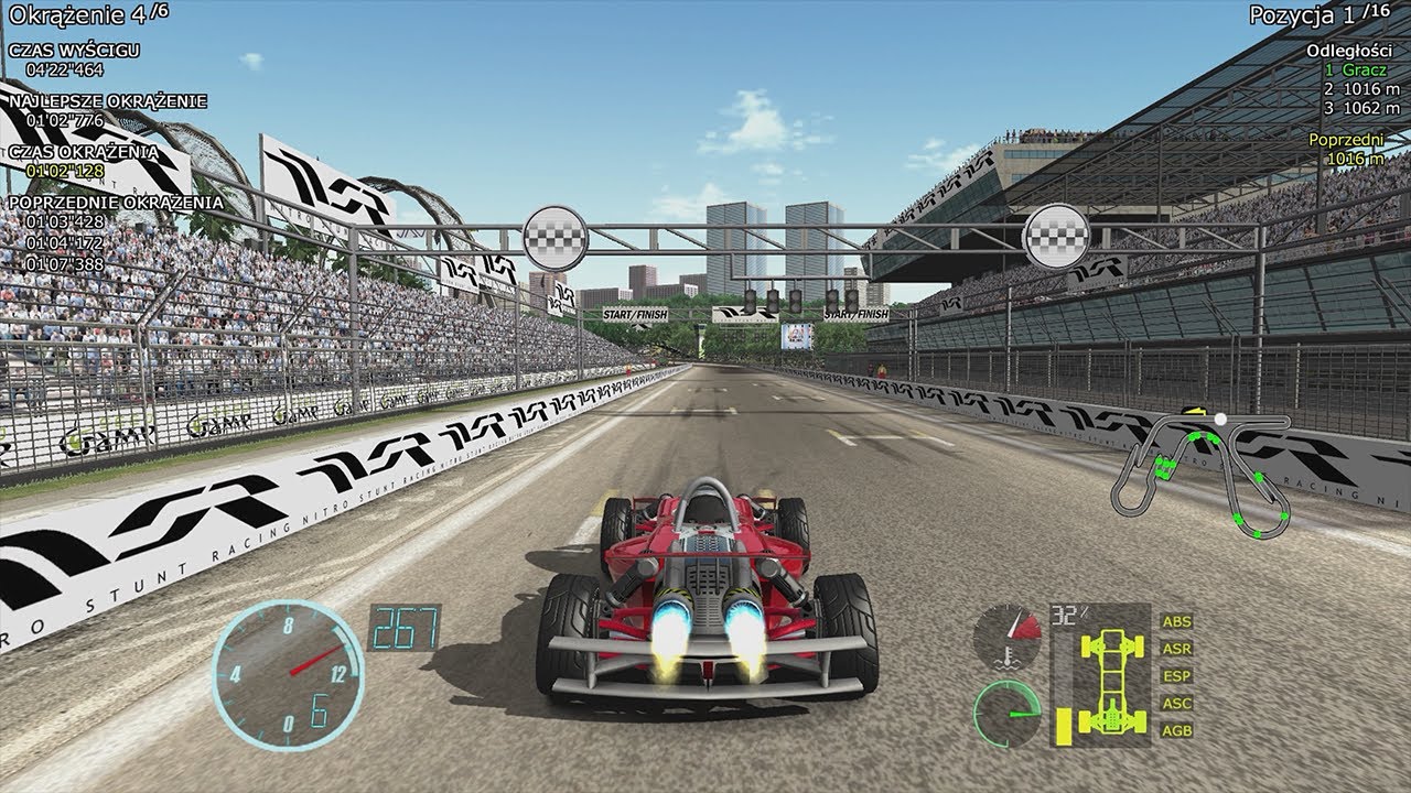 Nitro Stunt Racing: Stage 1 (PL) - Gameplay | Bez Komentarza