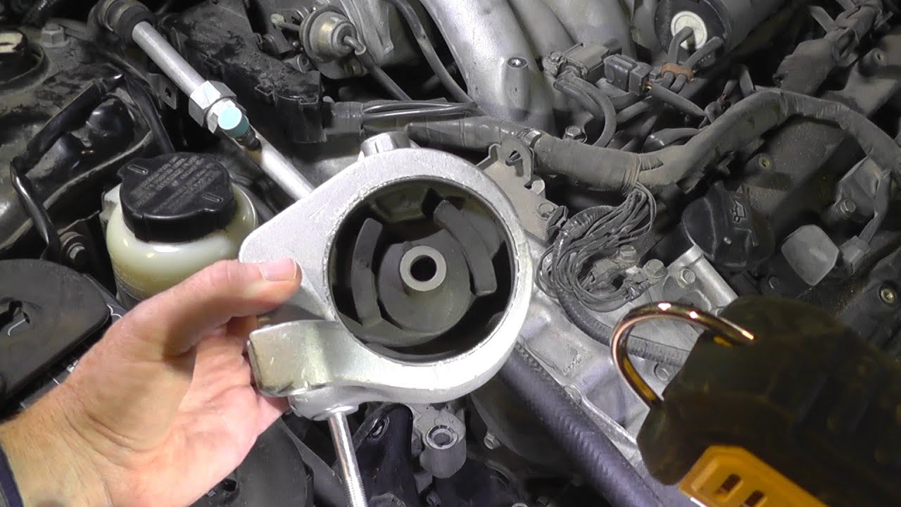 2003 Nissan Maxima passenger side engine mount - YouTube