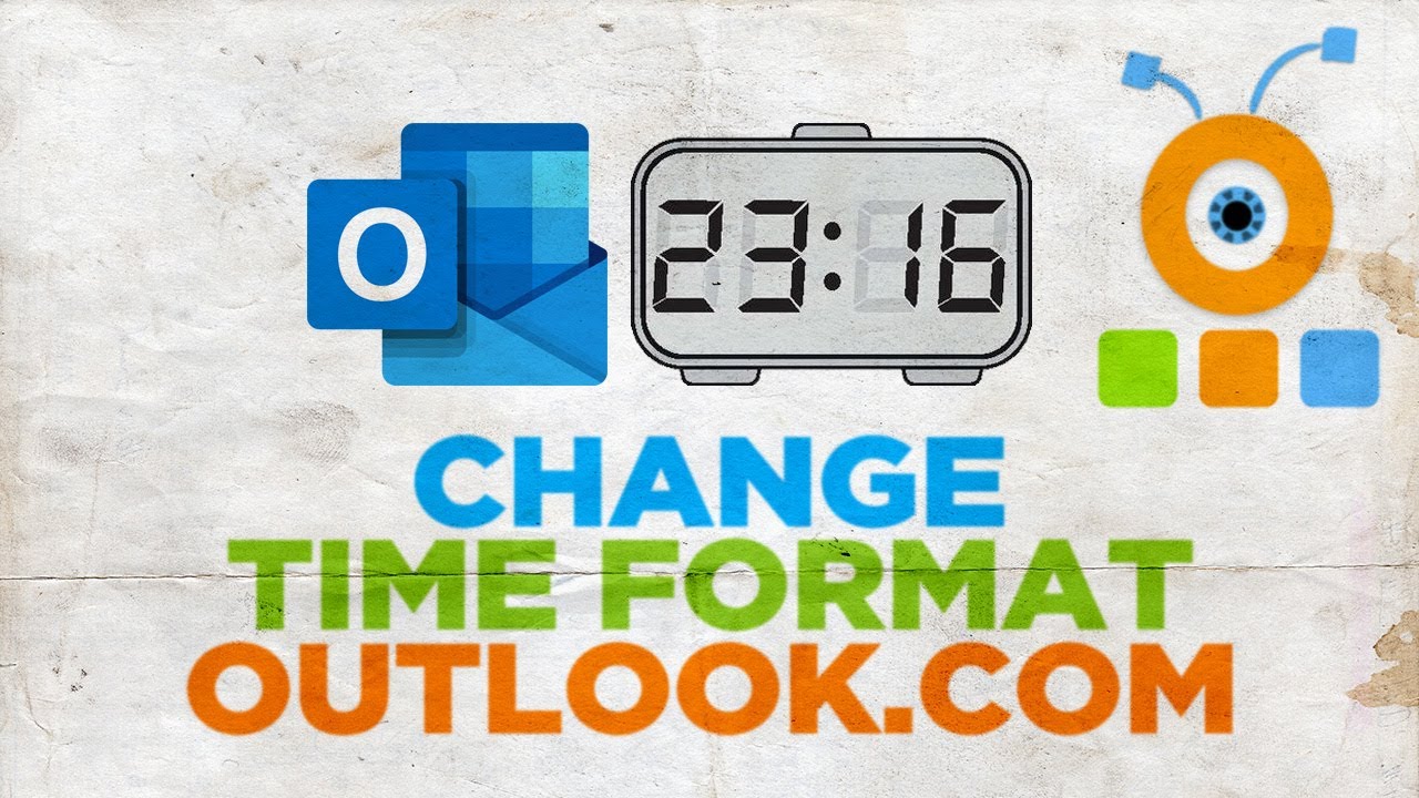 How To Change Time Format In Outlook YouTube
