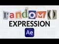 Random Expressions in After Effects | Hindi