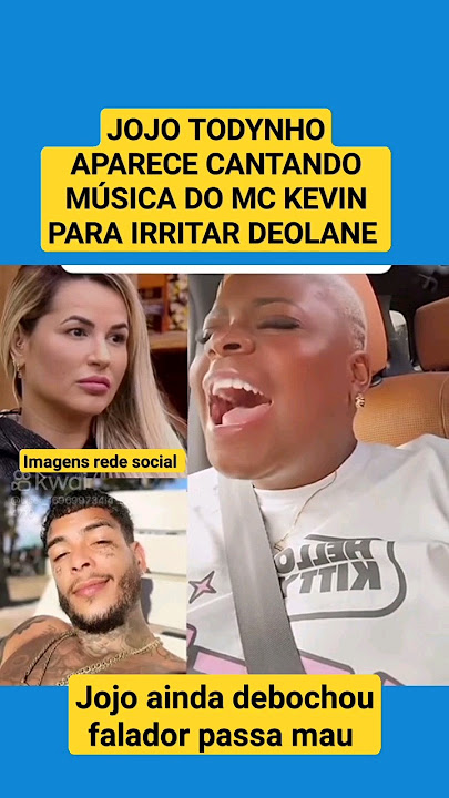 🚨 TRETA! JOJO TODYNHO APARECE CANTANDO MÚSICA DO MC KEVIN PARA DEBOCHAR DE DEOLANE #fofoca #famosos