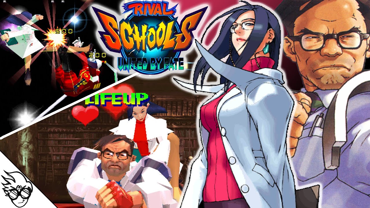 Rival Schools: United by Fate (Arcade 1997) - Kyoko Minazuki / Hideo