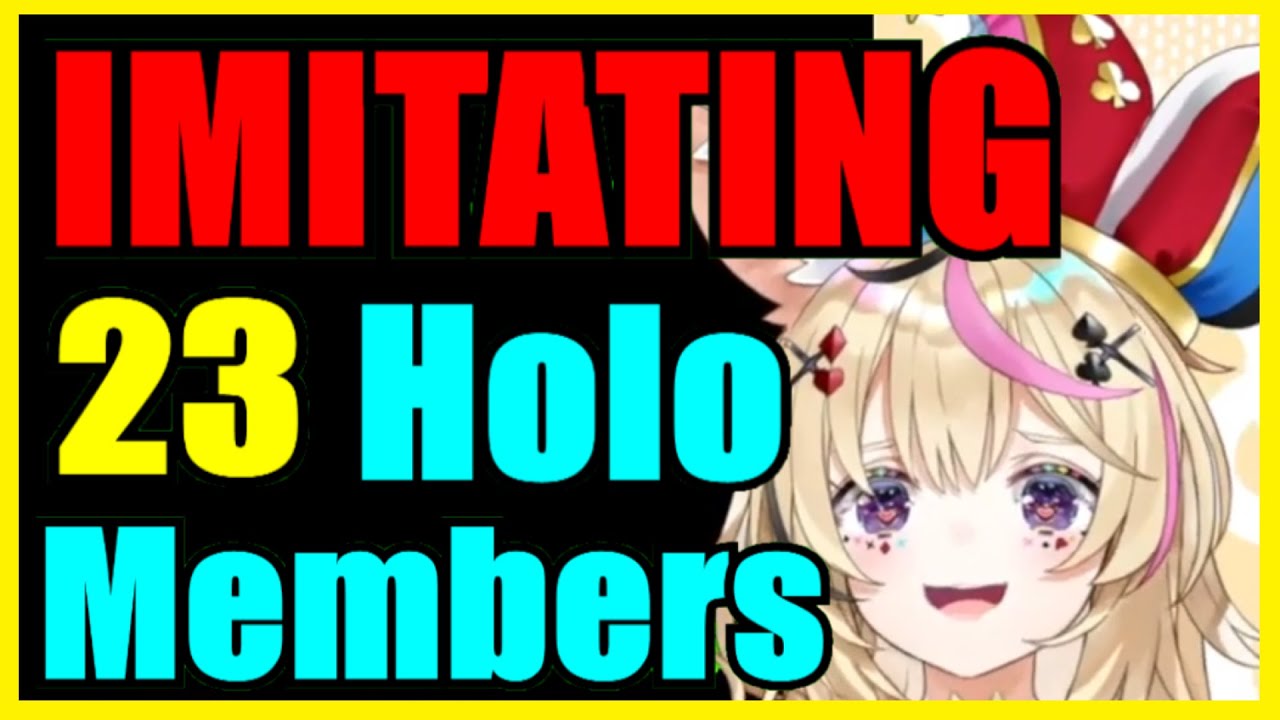 Polka Imitates 23 Holomem As Voice Navigation System【Hololive | Eng Sub】