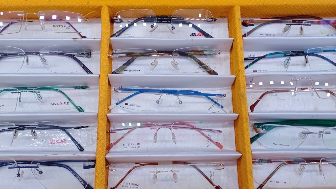 RIMLESS FRAMES MODEL'S // OPTICAL FRAMELESS CHASHMA DIJAINS 
