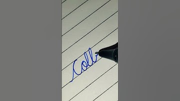 college in cursive writing #goodhandwriting #shorts #diy #cursive