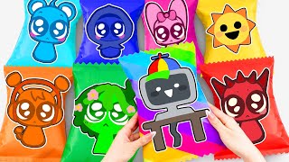 🌈Paper_diy🌈 Cute INCREDIBOX SPRUNKI Candy Blind Bag Unboxing! | ASMR | Tombi Asmr