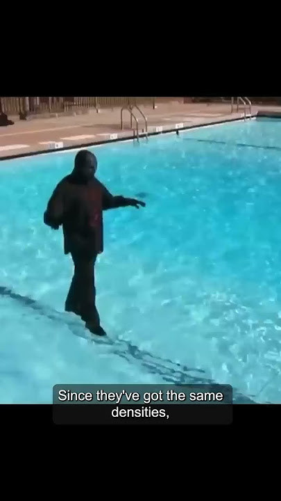 How To Walk On Water (Explained) 😱 #shorts