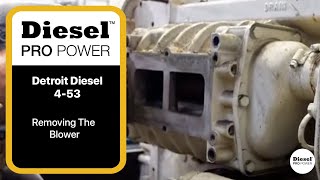 Removing The Blower From A Detroit Diesel 453 Natural