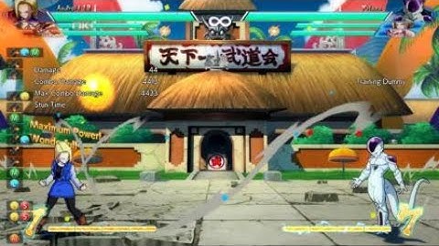 DRAGON BALL FighterZ - Android 18 combo w/ Tien assist