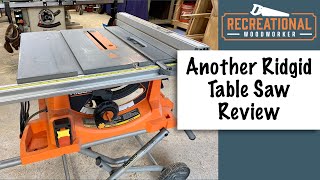 Ridgid R4513 Portable Table Saw - Five Minute Tool Reviews