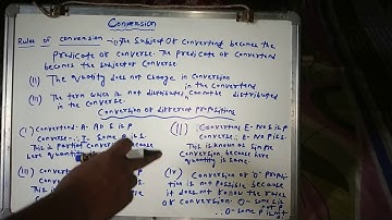 Immediate Inference, part-2-Conversion