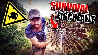 SURVIVAL FISCHFALLE - Reuse selber bauen - Bushcraft Projekt | Fritz Meinecke