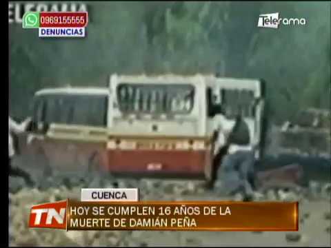 Hoy se cumplen 16 años de la muerte de Damián Peña