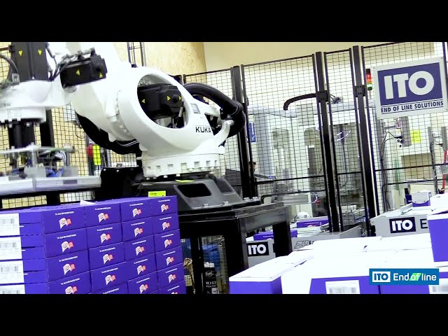 Alle slags jeg er træt medarbejder Smart palletering med robot - YouTube