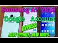 samsung a7 2016 google account bypass, last update