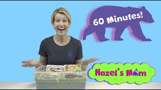 1 Hour of Hazel's Mom videos for Toddlers! Shapes, fruits and veggies, opposites and more.
