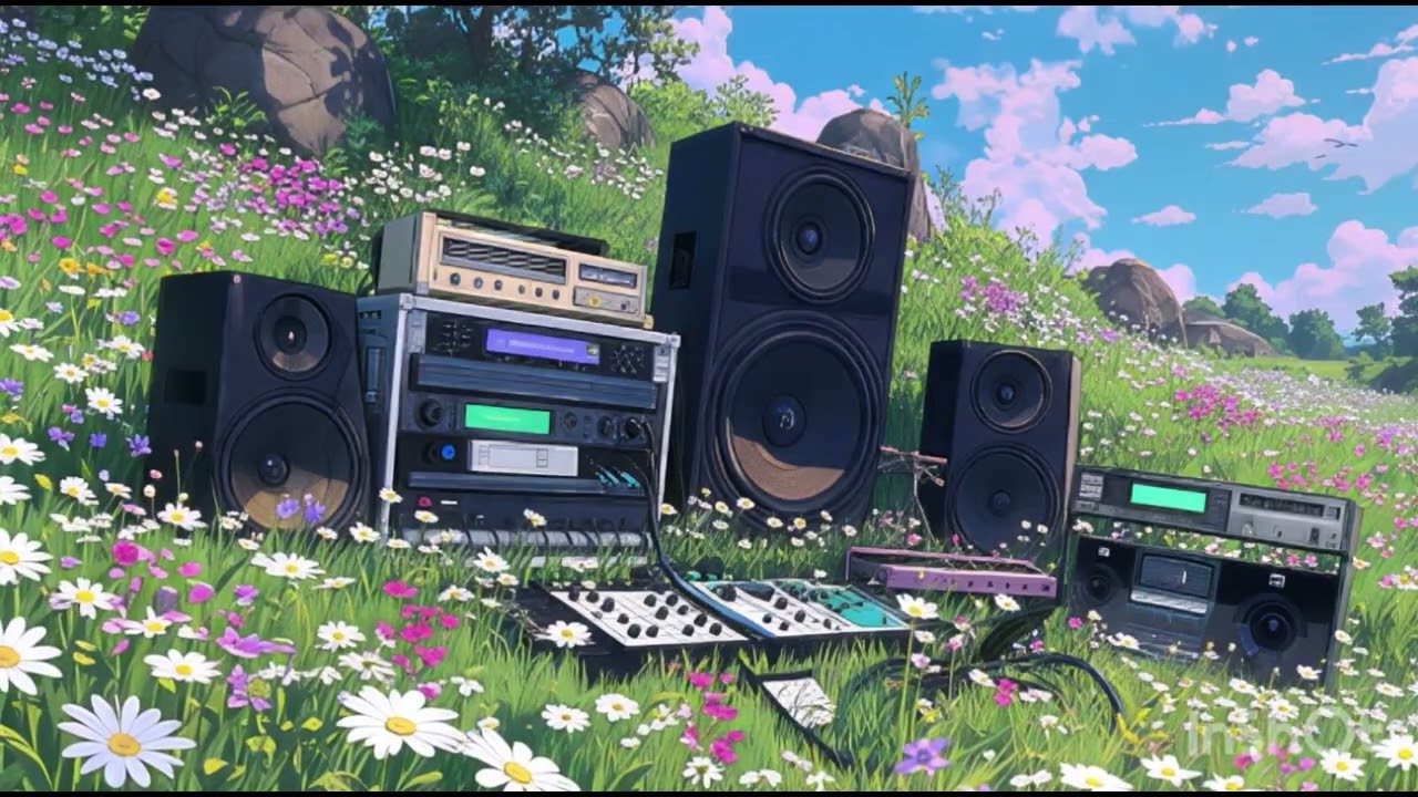 Open Air Music Studio in a Wildflower Field 🌼 Chill Lofi Beats & Relaxing Outdoor Vibes