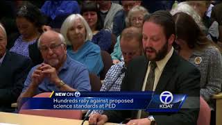 Hundreds protest controversial science proposal