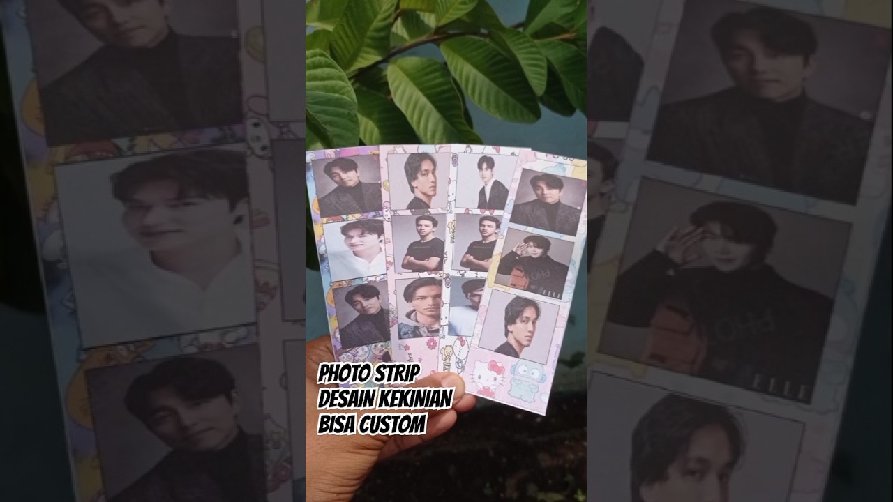 Photo strip desain kekinian 