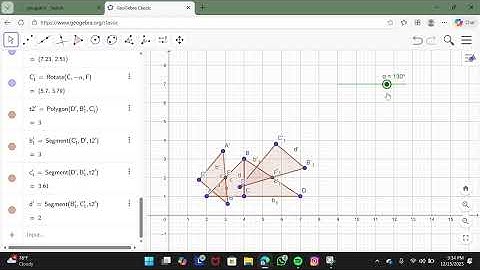 Cara menggunakan Geo Gebra Materi Bangun Data Segitiga