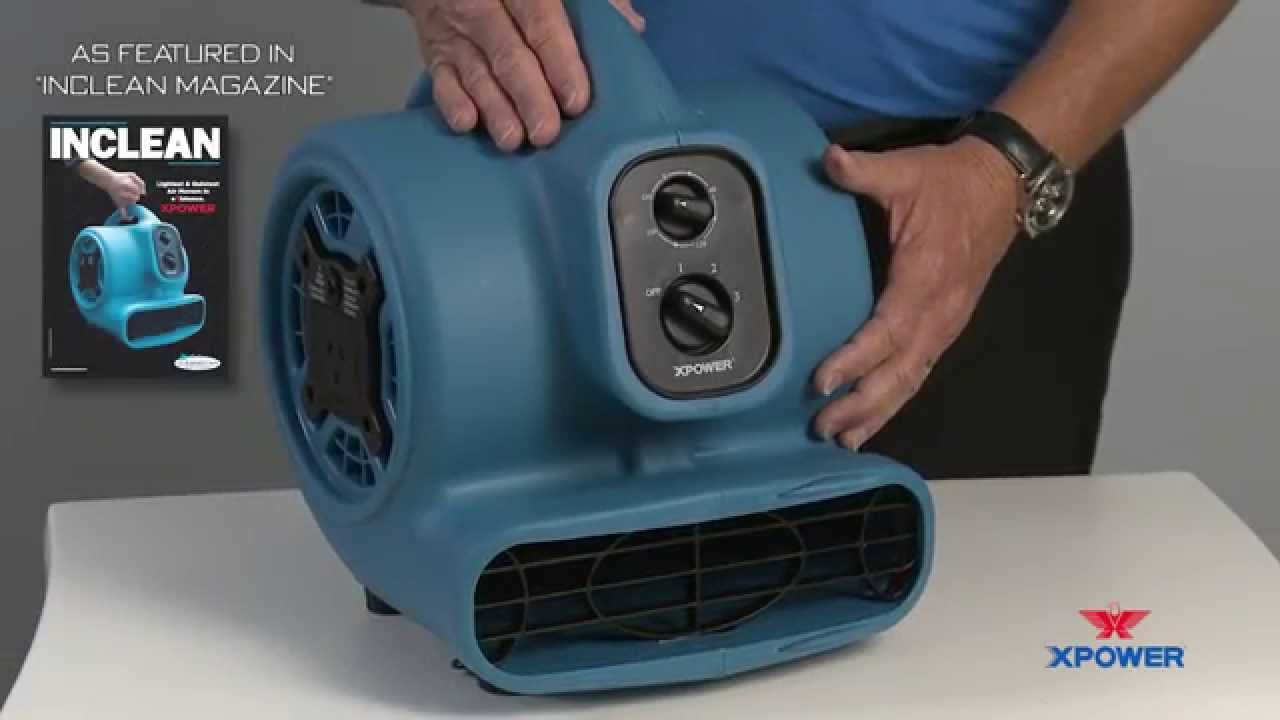 Xpower® #P-230AT Mini Carpet & Floor Drying Air Blower (1/4 HP