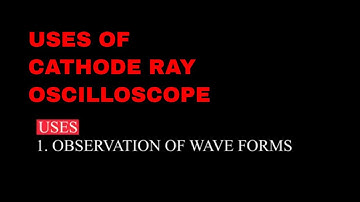 Cathode Ray Oscilloscope Explained | KCSE Physics Form 4 CRO Uses 2025