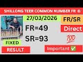 Fix Guti) Shillong Teer Target 27/03/2026 Common number FR🎯 @KHASI_Shillong 