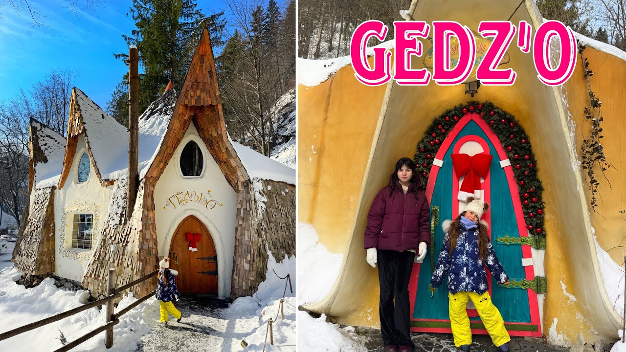 Яремче зимой, ГЕДЗЬО - ПАРК ЛЕГЕНД лучший обзор! Yaremche, Carpathians 