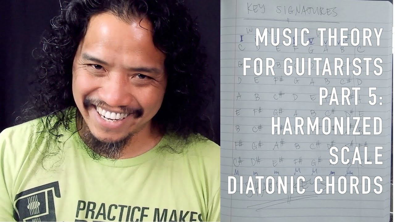 PART 5 Music Theory for Guitar: Harmonized Scale, Diatonic Chords and ...