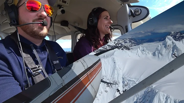 Jessica Flying a Cessna 172 in Alaska: Glaciers | Remote Village Airport | Coastline