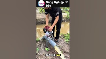 Máy bơm nước tự chế từ máy cắt cỏ, cực kỳ hiệu quả #nongdan#nongnghiep#shortvideo#mientay#farming