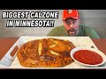 Rosallini’s 96oz Italian Calzone Challenge Is the Biggest in Minnesota!!