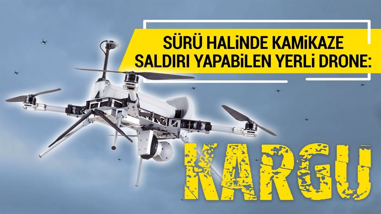 Sürü halinde kamikaze saldırısı yapan yerli drone : KARGU - YouTube