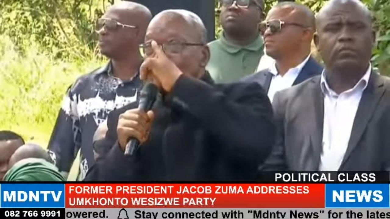 Former President Jacob Zuma Speaks Out - Addressing the uMkhonto weSizwe Party