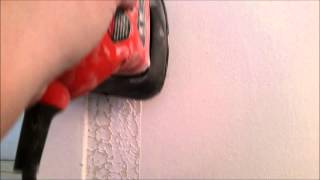 How to remove decorative plaster from walls