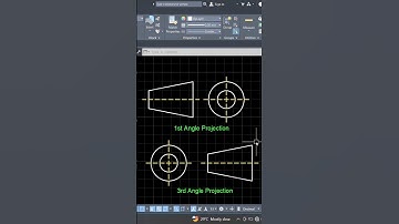 How to create 1st Angle & 3rd Angle projection Symbols in AutoCAD #projections #symbols #autocad2026