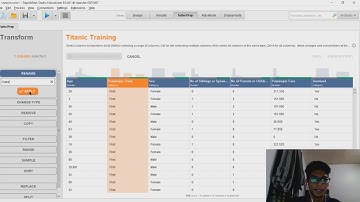 Rapid Miner Turbo Prep (Transform)