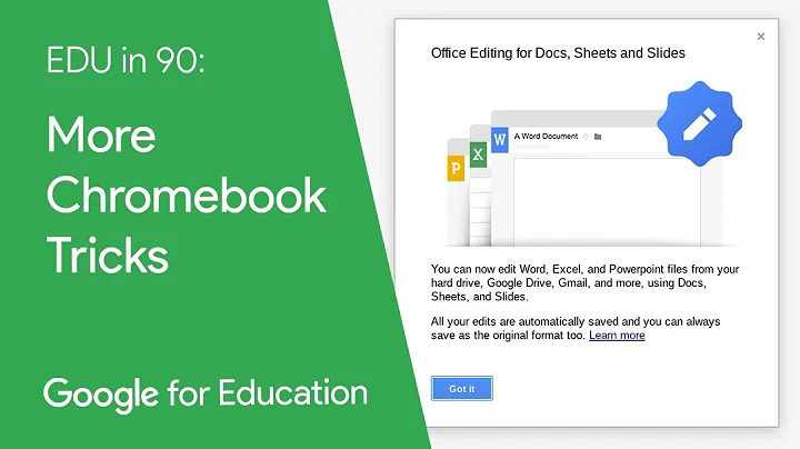 EDU in 90: More Chromebook Tricks