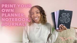 Print Your Own Planner, Notebook, Journal w/ Doxzoo | Planner Business | Doxzoo Impressions & Review