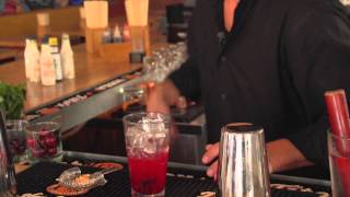 Bourbon Cherry Fizz At Kapow Noodle Bar In Boca Raton