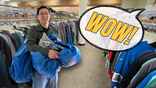 Thrift Store Employee SHOCKED at How Good My Finds Were