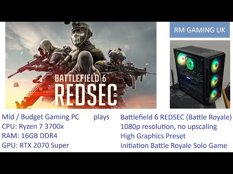 Budget/Mid PC (Ryzen 7 3700x & RTX 2070 Super) plays Battlefield 6