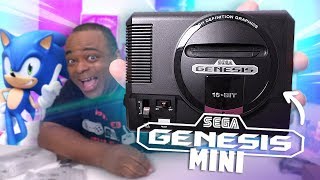 Sega Genesis MINI First Impressions! | Lamarr Wilson