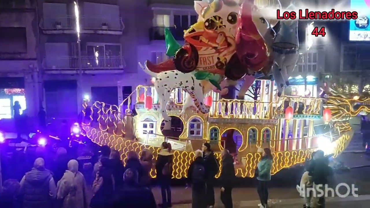 Cabalgata de los Reyes Magos Santa Coloma de Gramenet.( Barcelona ).2025