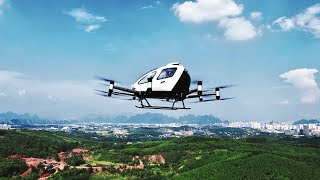 Flying the EHANG eVTOL passenger drone