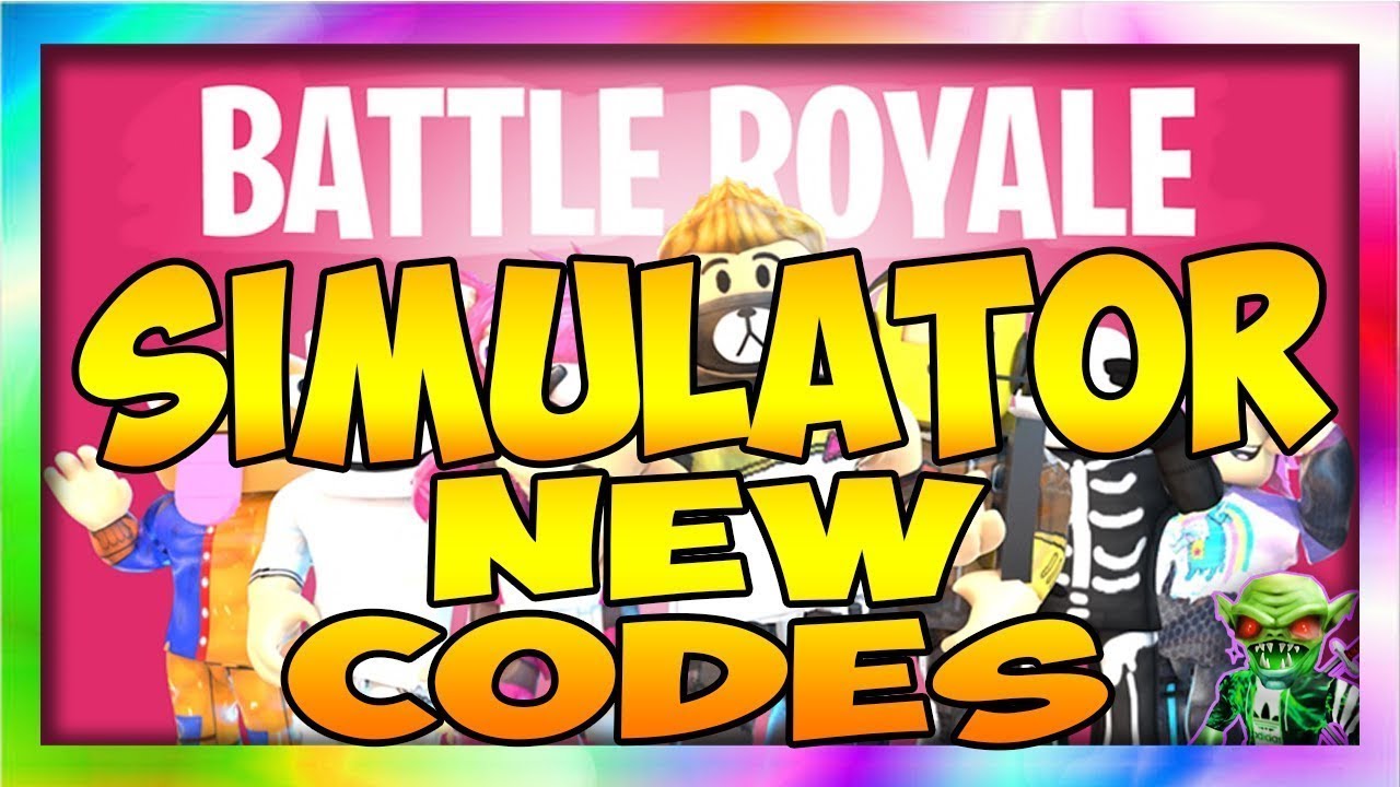 Roblox Battle Royale Simulator Codes 2020 NEW YouTube