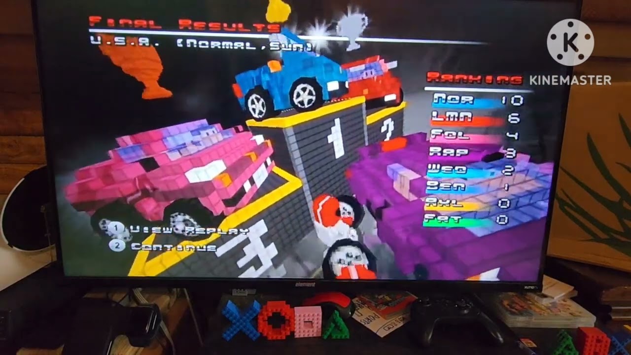 GAMING LEGACY SERIES Episode 1, playing 3D pixel racing on Nintendo Wii!