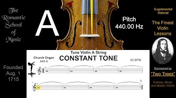 Violin A 440 / CONSTANT Organ Pitch for Tuning a Violin